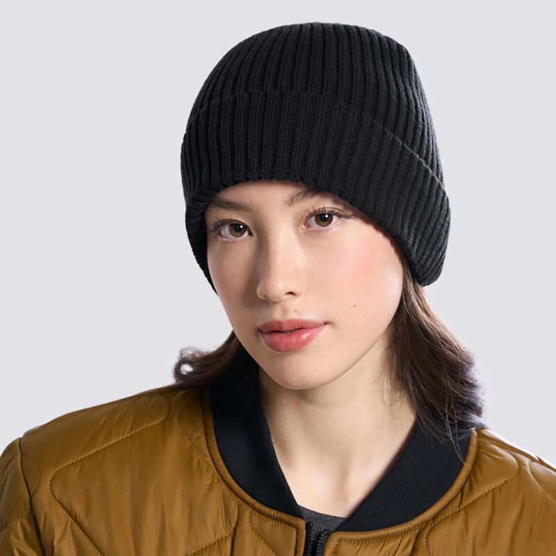 2X2 Rib Knit Cuff Toque Vignette