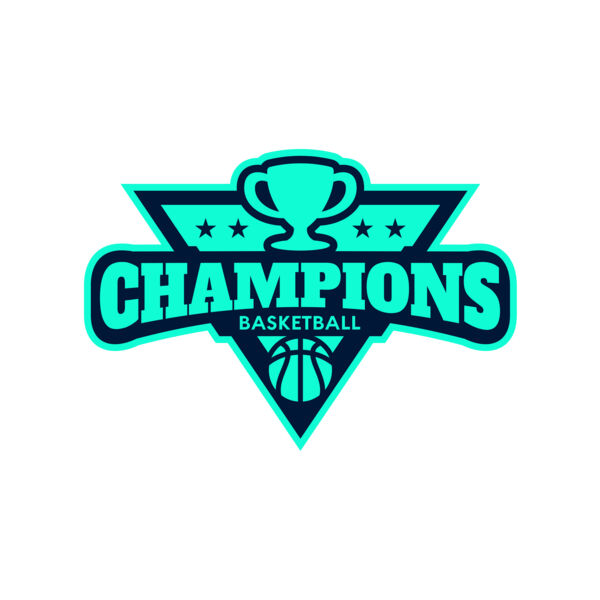 Champions Basketball League logo template 02 Vignette