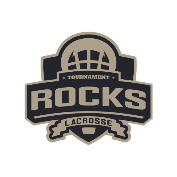 Rocks Tournament Lacrosse Logo Template Vignette