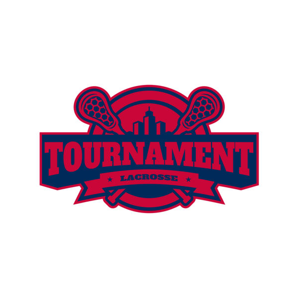 Tournament Lacrosse Logo Template Vignette