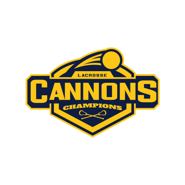 Cannons Champions Lacrosse Logo Template Vignette
