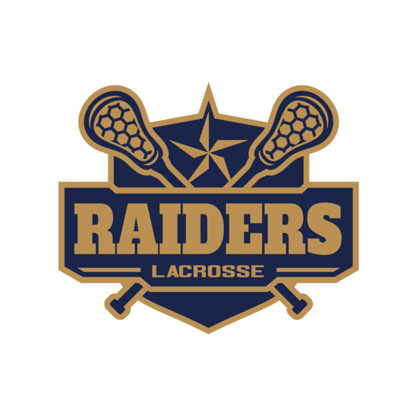 Raiders Lacrosse Logo Template Vignette