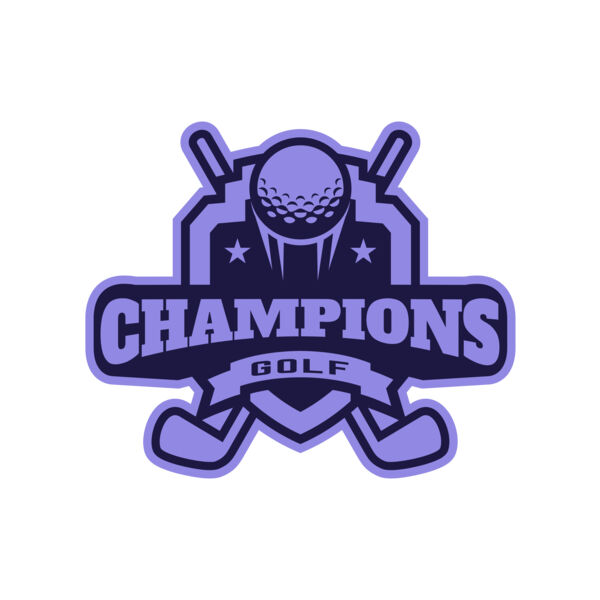 Champions Golf logo template Vignette