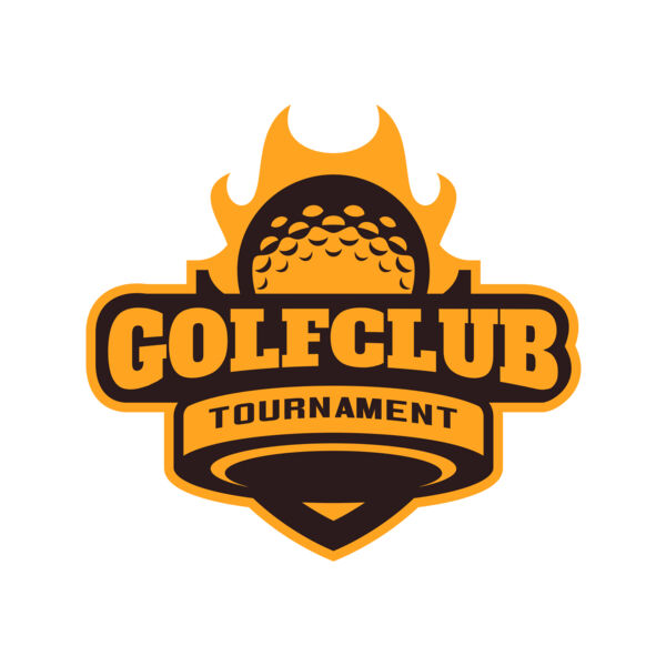 Golf Club Tournament logo template 04 Vignette