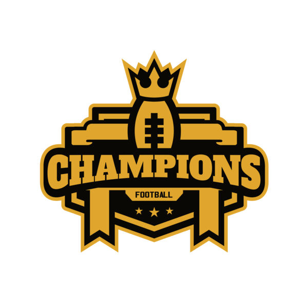 Champions Football Team logo template 02 Vignette