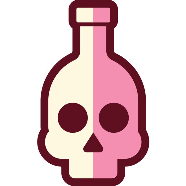 Elements Skull logo template 04 Vignette