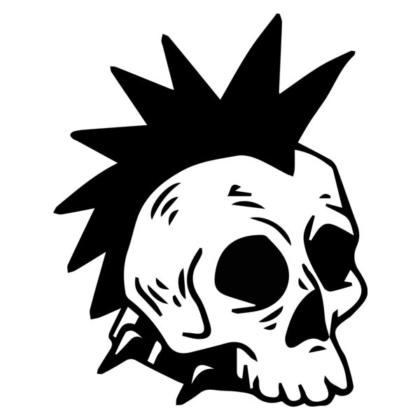 Elements Skulls logo template 13 Vignette