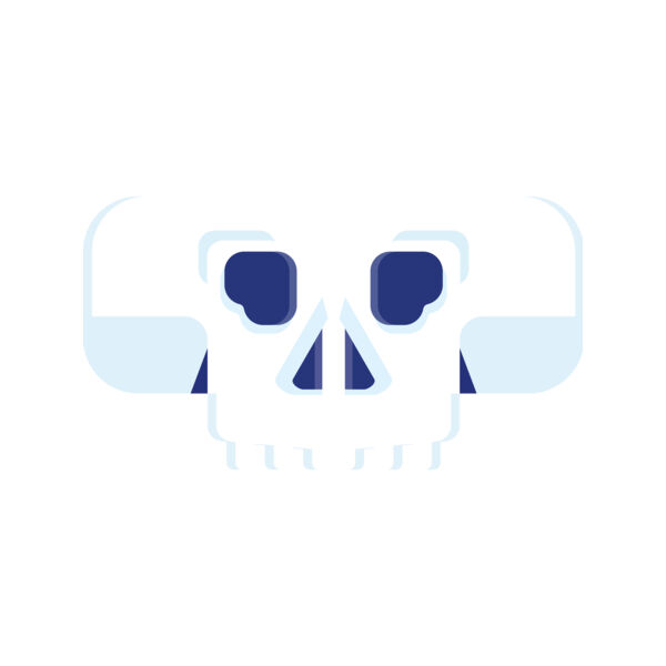 Elements Skulls logo template 21 Vignette
