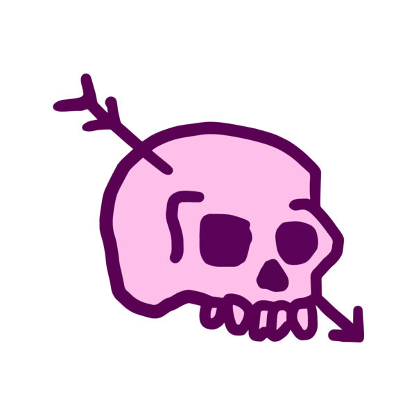 Elements Skulls logo template 63 Vignette