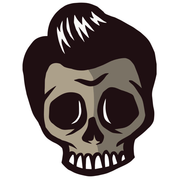 Elements Skulls logo template 136 Vignette