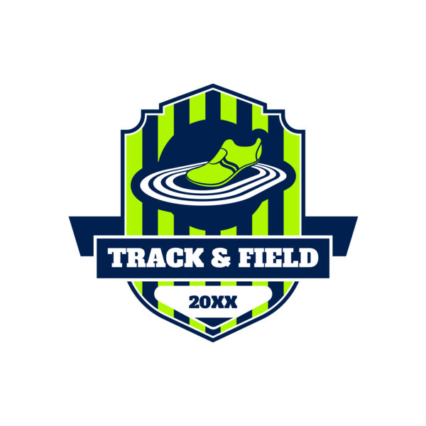 Track and Field Team Logo 02 Vignette