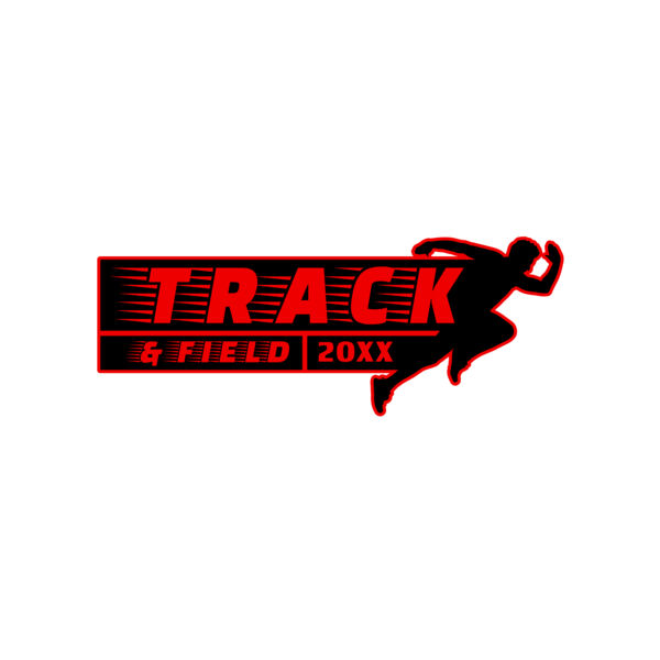Track & Field Team Logo 08 Vignette