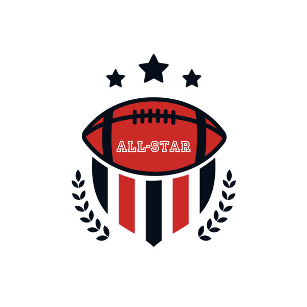 American Football logo 10 Vignette