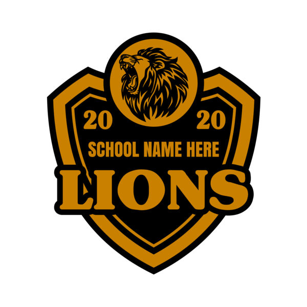 School Lions 12 Vignette
