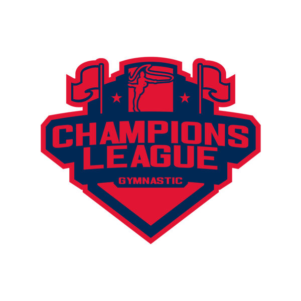 Champions League Gymnastic logo template Vignette
