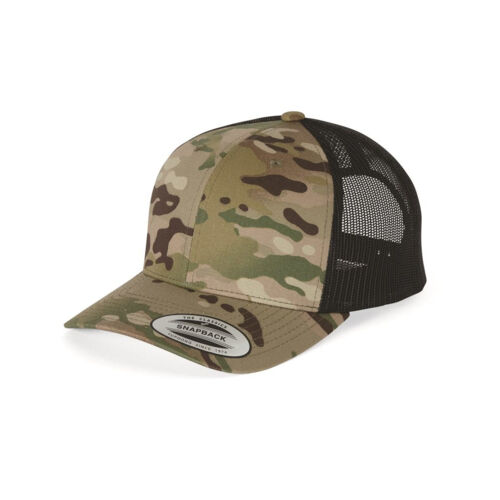 Six-Panel Retro Trucker Cap Vignette