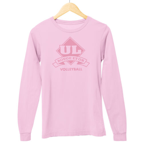 MANCHES LONGUES UNIVERSITÉ LAVAL ROUGE ET OR VOLLEYBALL TON SUR TON Vignette