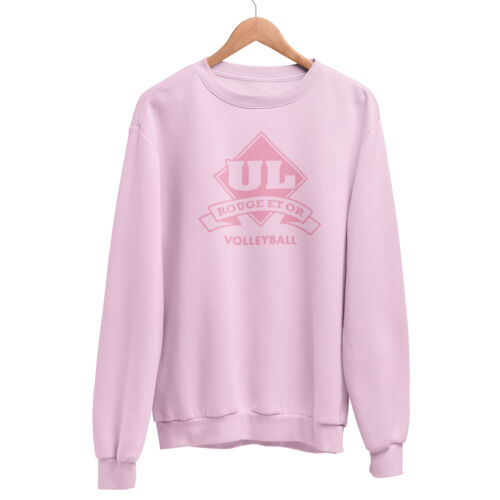 CREWNECK UNIVERSITÉ LAVAL ROUGE ET OR VOLLEYBALL TON SUR TON Vignette