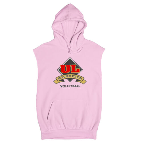 HOODY SANS MANCHE UNIVERSITÉ LAVAL ROUGE ET OR VOLLEYBALL Vignette