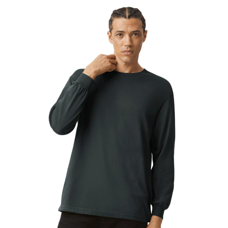 Unisex Heavyweight Cotton Long Sleeve Tee Vignette