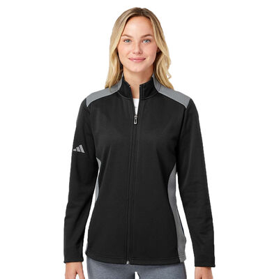 Women's Textured Mixed Media Full-Zip Jacket Vignette