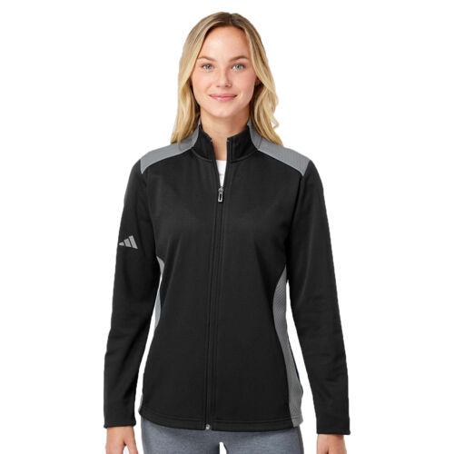 Women's Textured Mixed Media Full-Zip Jacket Vignette