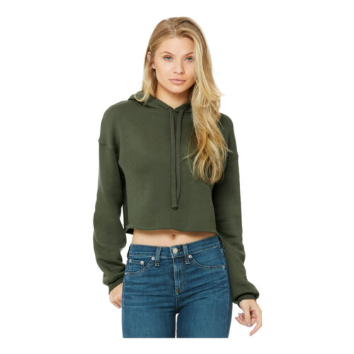 Women's Crop Fleece Hoodie Vignette