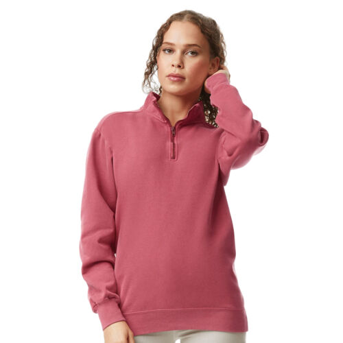 Garment-Dyed Quarter Zip Sweatshirt Vignette