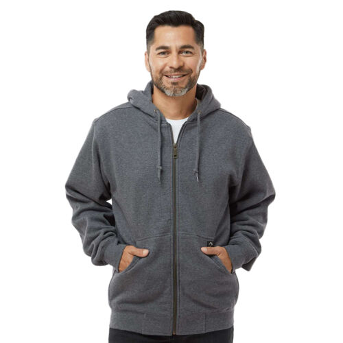 Crossfire Heavyweight Power Fleece Hooded Jacket with Thermal Lining Vignette