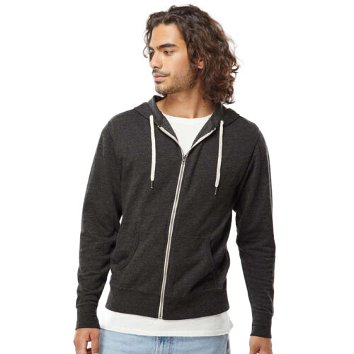 Icon Lightweight Loopback Terry Full-Zip Hooded Sweatshirt Vignette