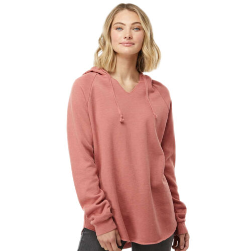 Women’s Lightweight California Wave Wash Hooded Sweatshirt Vignette