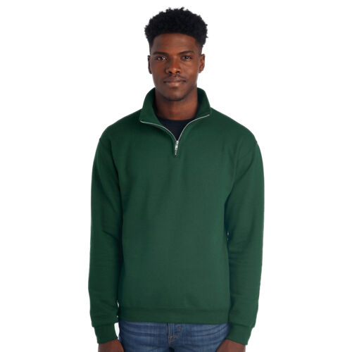 Nublend® Cadet Collar Quarter-Zip Sweatshirt Vignette