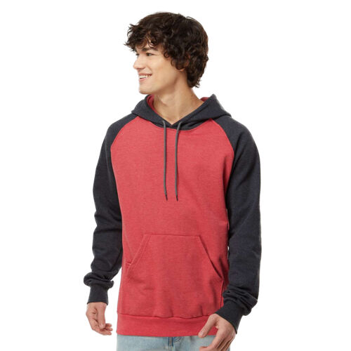 Fleece Raglan Hooded Sweatshirt Vignette
