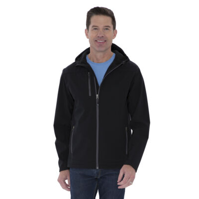 COAL HARBOUR® EVERYDAY HOODED WATER REPELLENT STRETCH SOFT SHELL JACKET Vignette
