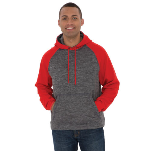 ATC™ DYNAMIC HEATHER FLEECE TWO TONE HOODED SWEATSHIRT Vignette