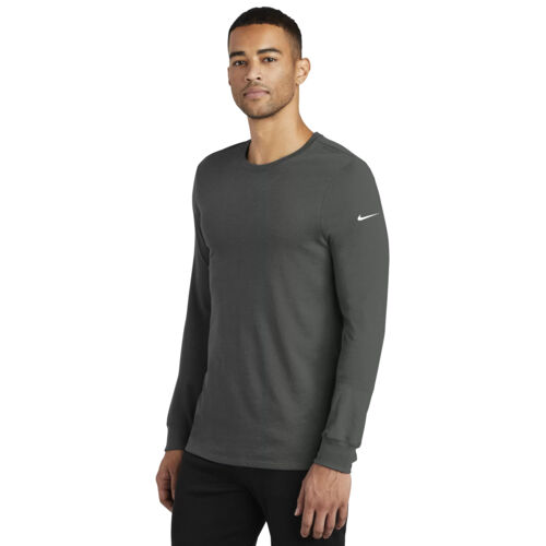 NIKE Dri-FIT COTTON/POLY LONG SLEEVE TEE Vignette