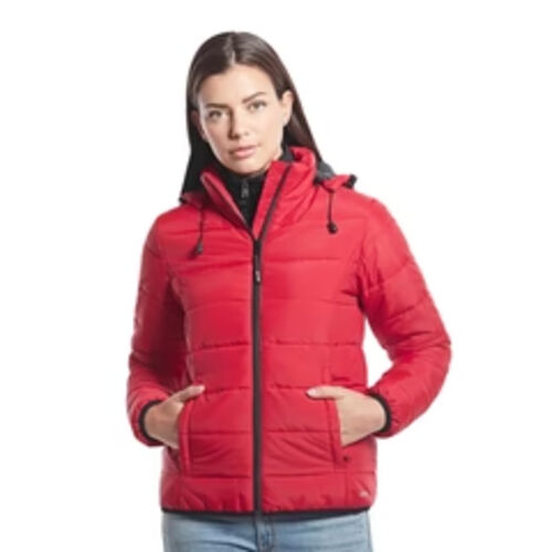 Glacial - Blouson Bouffant avec Capuchon Amovible pour Femme Vignette