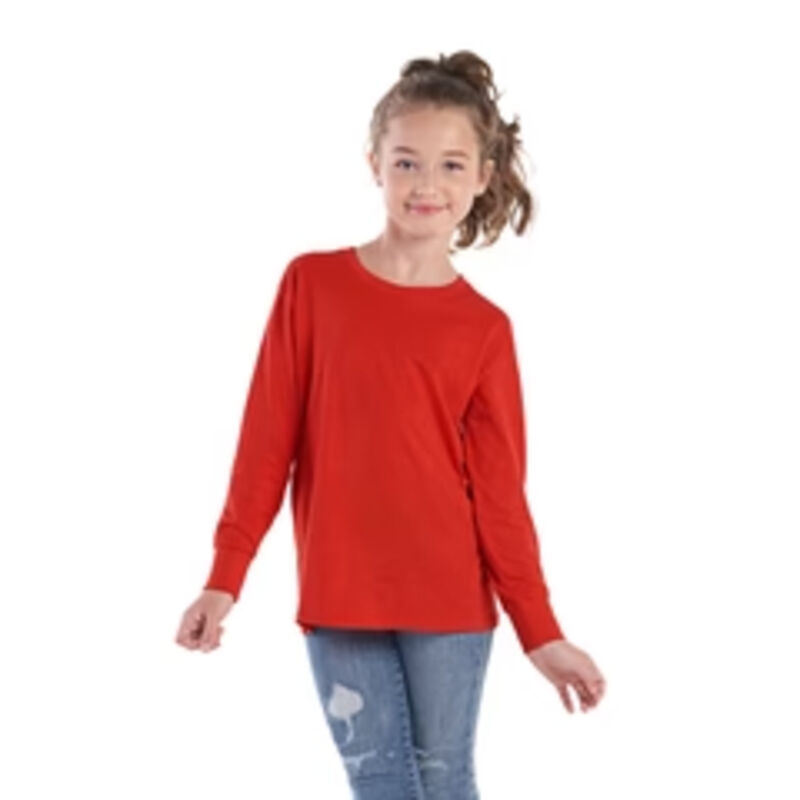 Breeze - T-Shirt pour Jeune à Col Rond et Manches Longues en Coton Vignette