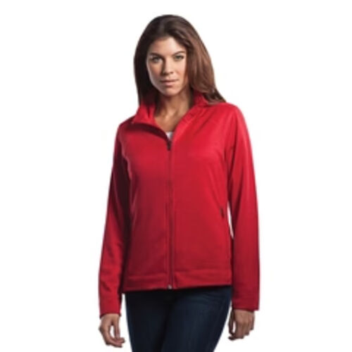 Chandail à Glissière Pleine Longueur en Tricot Interlock pour Femme Vignette