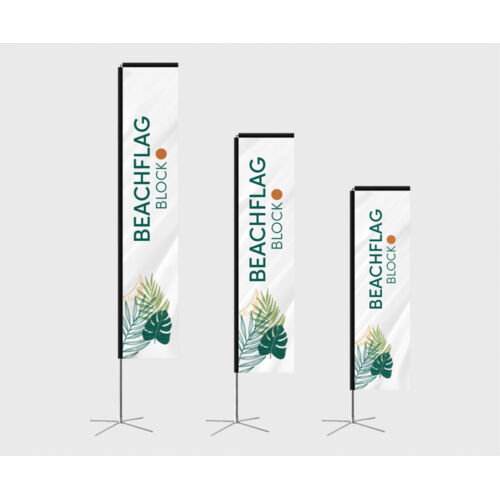 Beach Flag - Modèle Block Vignette