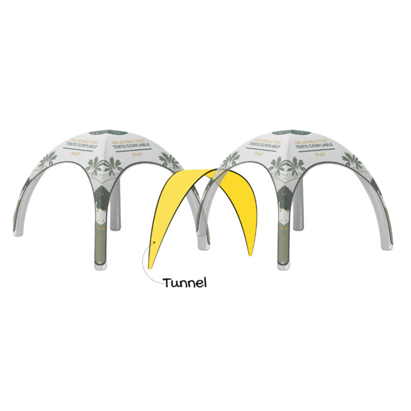 Tunnel pour Tente Gonflable 17x17 Vignette
