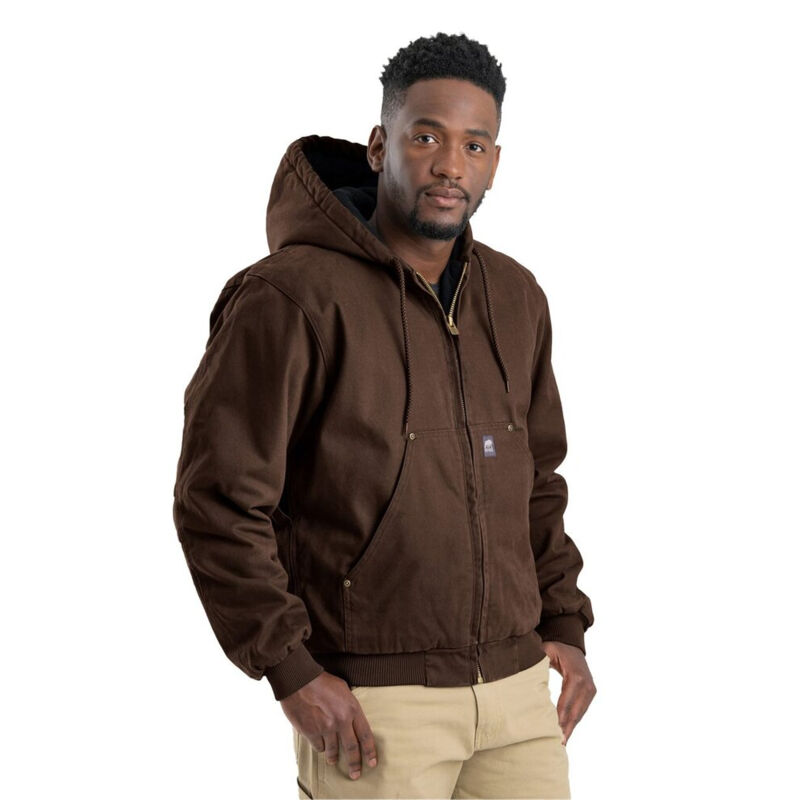 Men's Heartland Washed Cotton Duck Hooded Jacket Vignette