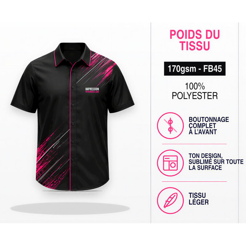 Chemise Adulte – Performance Vignette