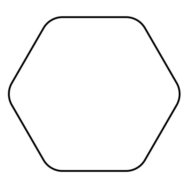 Hexagone Arrondi Vignette