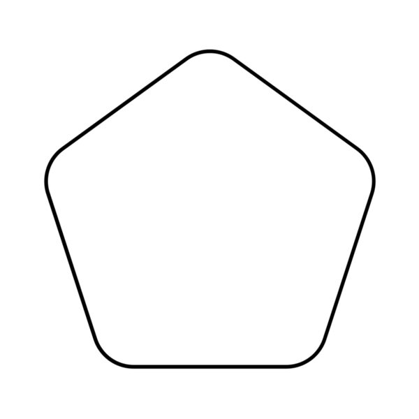 Pentagone Arrondi Vignette