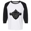 Raglan Three-Quarter Sleeve Baseball T-Shirt Vignette