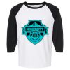 Raglan Three-Quarter Sleeve Baseball T-Shirt Vignette
