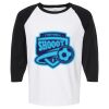 Raglan Three-Quarter Sleeve Baseball T-Shirt Vignette