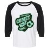 Raglan Three-Quarter Sleeve Baseball T-Shirt Vignette