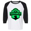 Raglan Three-Quarter Sleeve Baseball T-Shirt Vignette